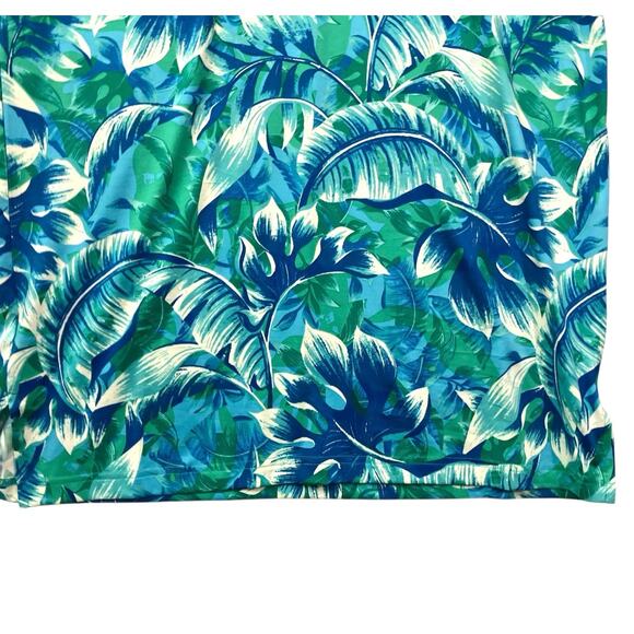 Caribbean Joe Women's Tropical Paradise Print Resort Casual Vacation Dress SZ L - Picture 5 of 8